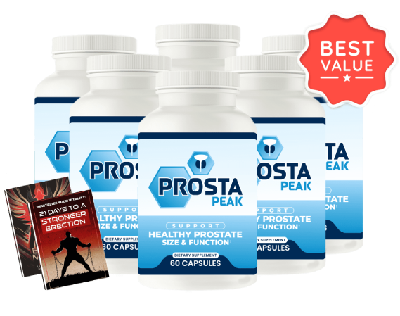 Final Prosta Peak offer showing complete bundle with free bonuses and limited time purchase opportunity